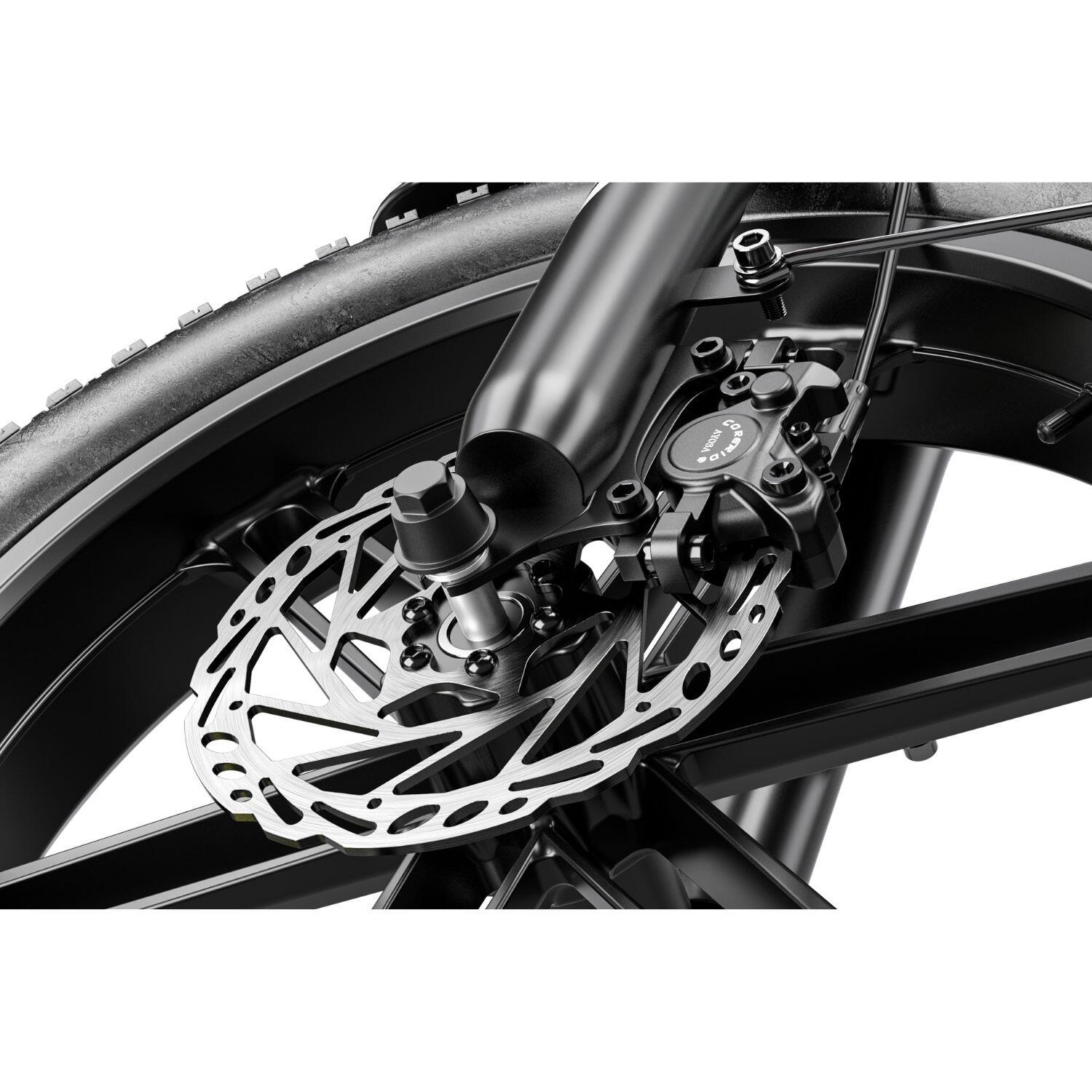 Bicicleta eléctrica ZWheel Urban Pioneer, 250W, 55nm, 13Ah, 100km, verde 5/7
