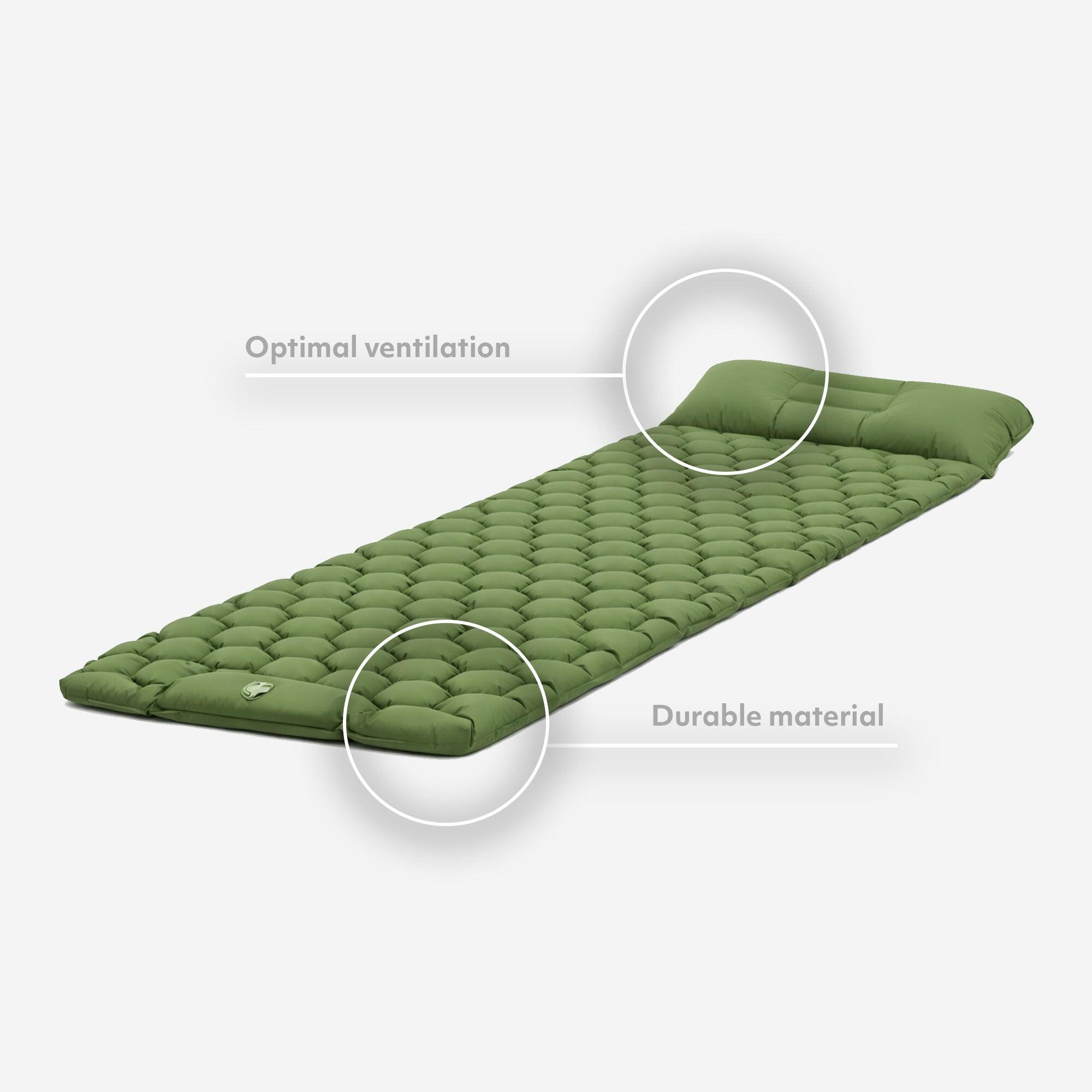 Deryan Air Bed - Letto da campeggio gonfiabile - Include borsa da trasporto 6/7