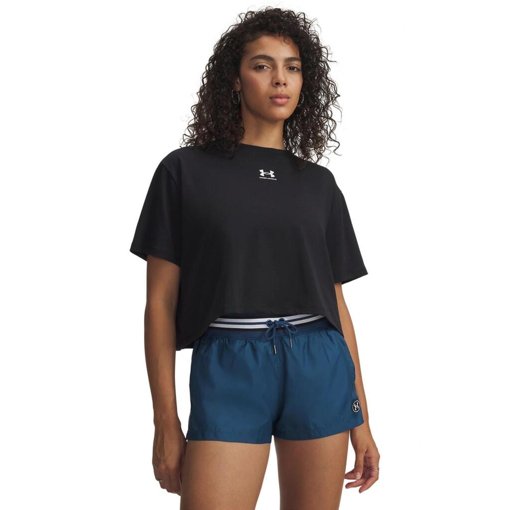 Koszulka damska Under Armour Rival Boxy Tee Solid