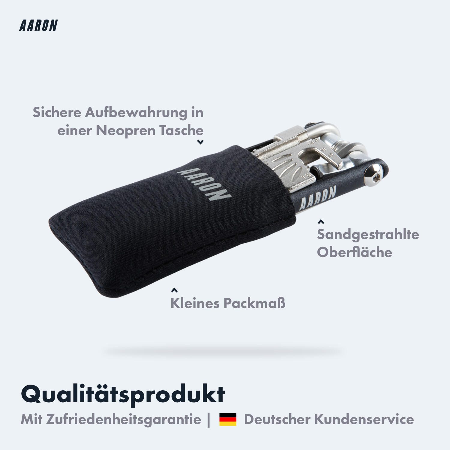 Tool 20-in-1 Multitool - Fahrrad Multifunktionswerkzeug - Schwarz 3/7