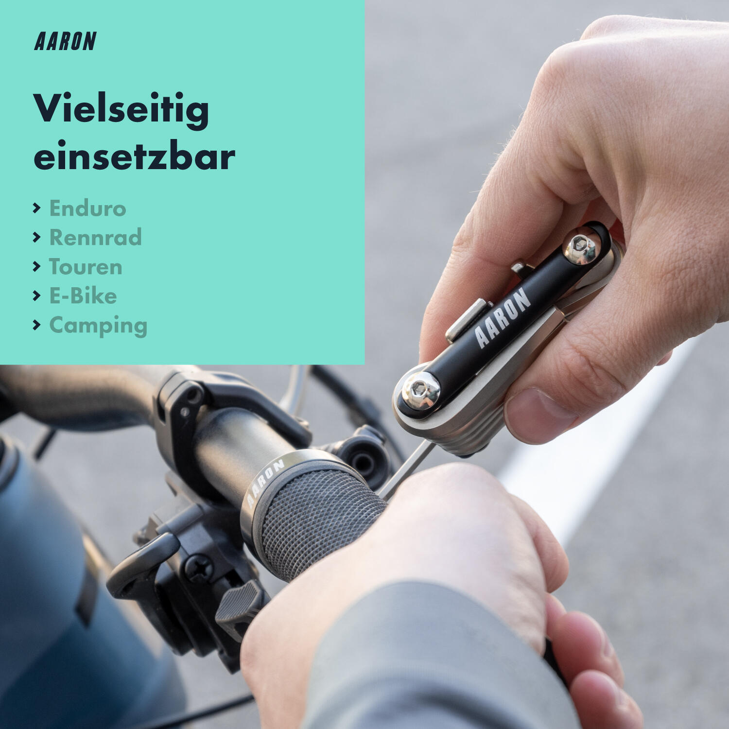 Tool 20-in-1 Multitool - Fahrrad Multifunktionswerkzeug - Schwarz 2/7