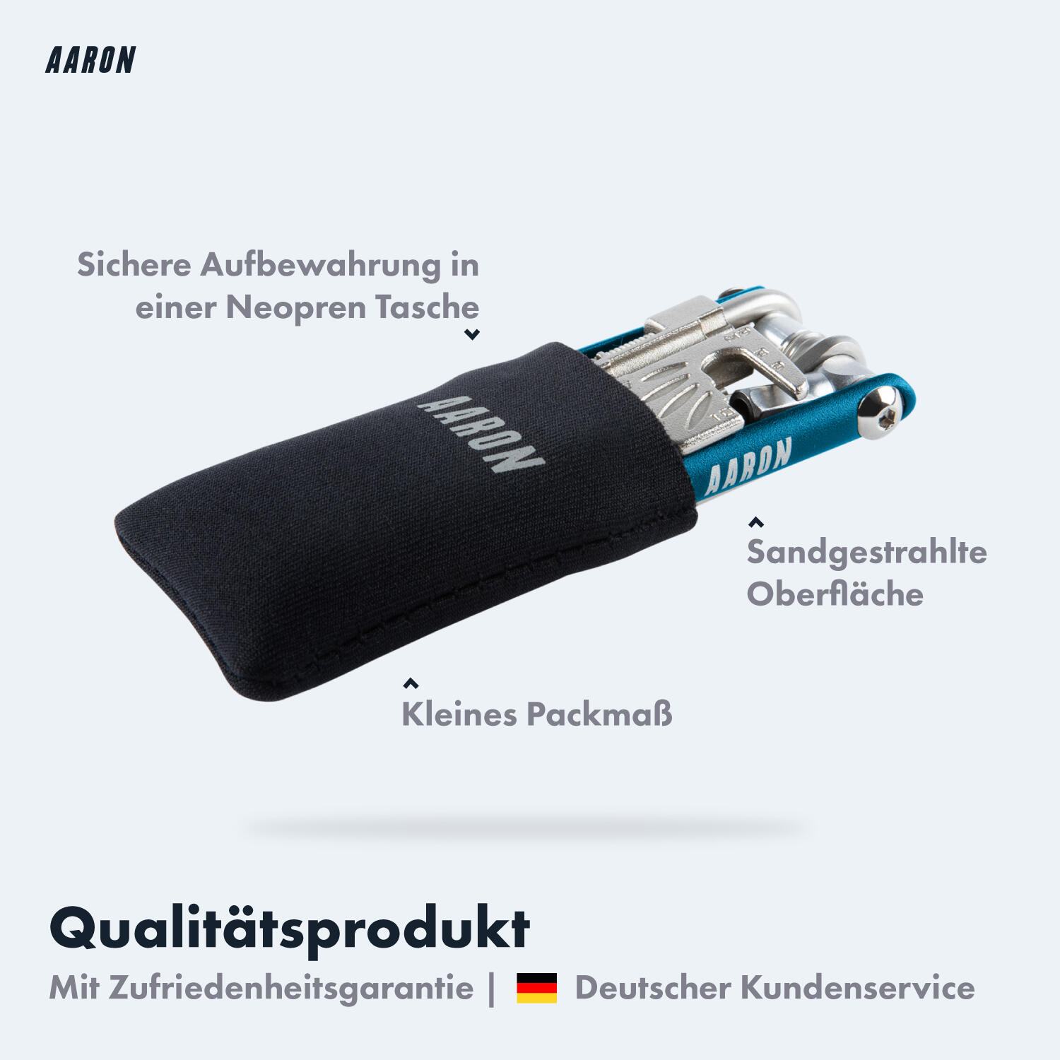 Tool 20-in-1 Multitool - Fahrrad Multifunktionswerkzeug - Blau 3/5
