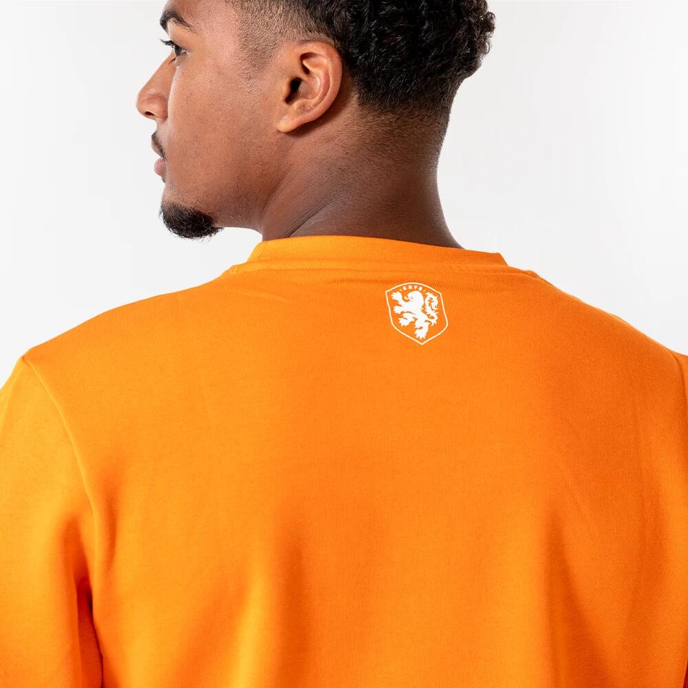 Nederlands Elftal Big Logo Sweater Heren - Oranje 6/7