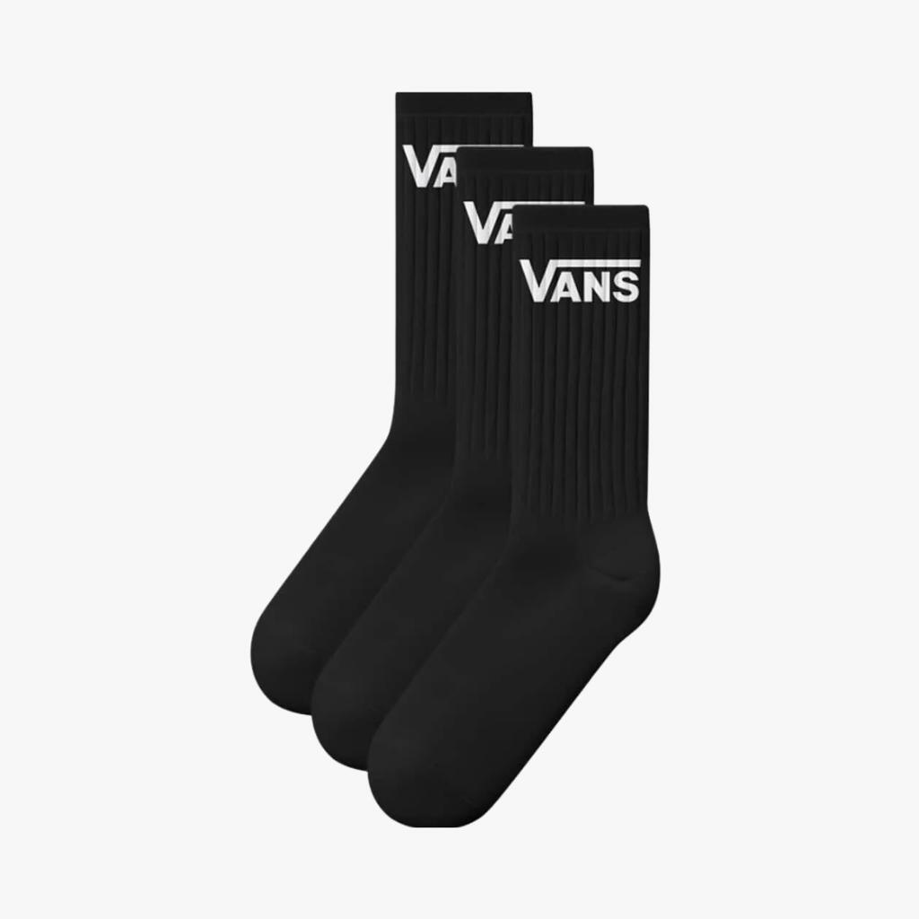 Meias Vans modelo VN000QBVBLK1 para unissex 4/7