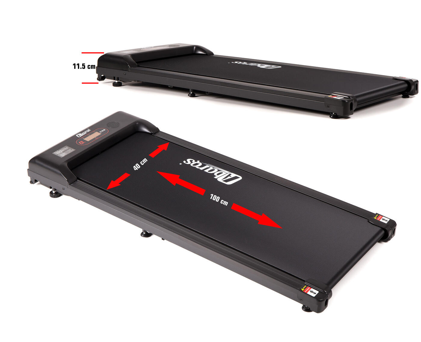 Bieżnia treningowa elektryczna walking pad AbarQs fitness BZ-3803.D 7/7