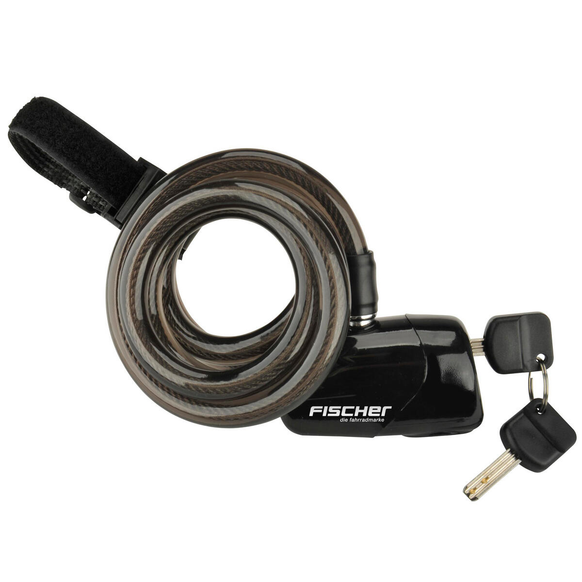 FISCHER Alarm-Spiralschloss - Länge 120 cm, Ø 12 mm 5/7