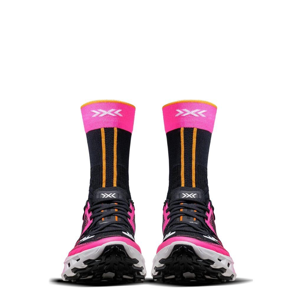 Buty biegowe trailowe unisex X-Bionic Terraskin X02 różowo-czarne 3/7