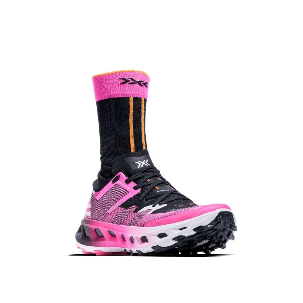 Buty biegowe trailowe unisex X-Bionic Terraskin X02 różowo-czarne 2/7