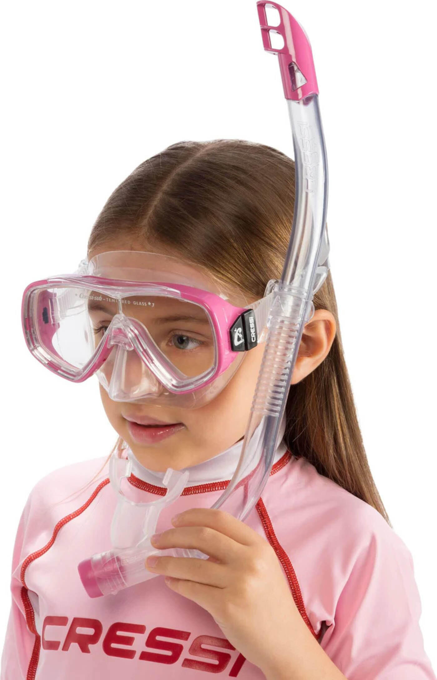 CRESSI Ensemble Tuba  -  Unisexe  -  Ondina Jr. + Top Snorkeling Combo 3/4