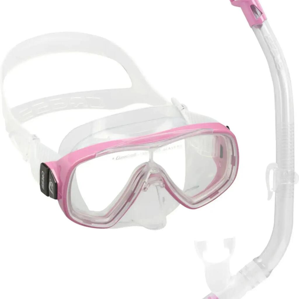 Cressi Ondina VIP Junior + Cressi Top – zestaw maska i fajka do snorkelingu