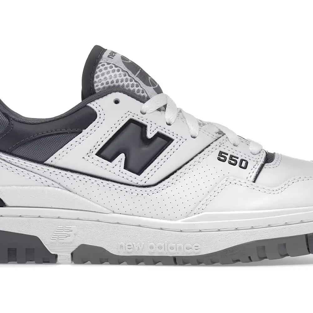 New Balance 550 White Grey Dark Grey