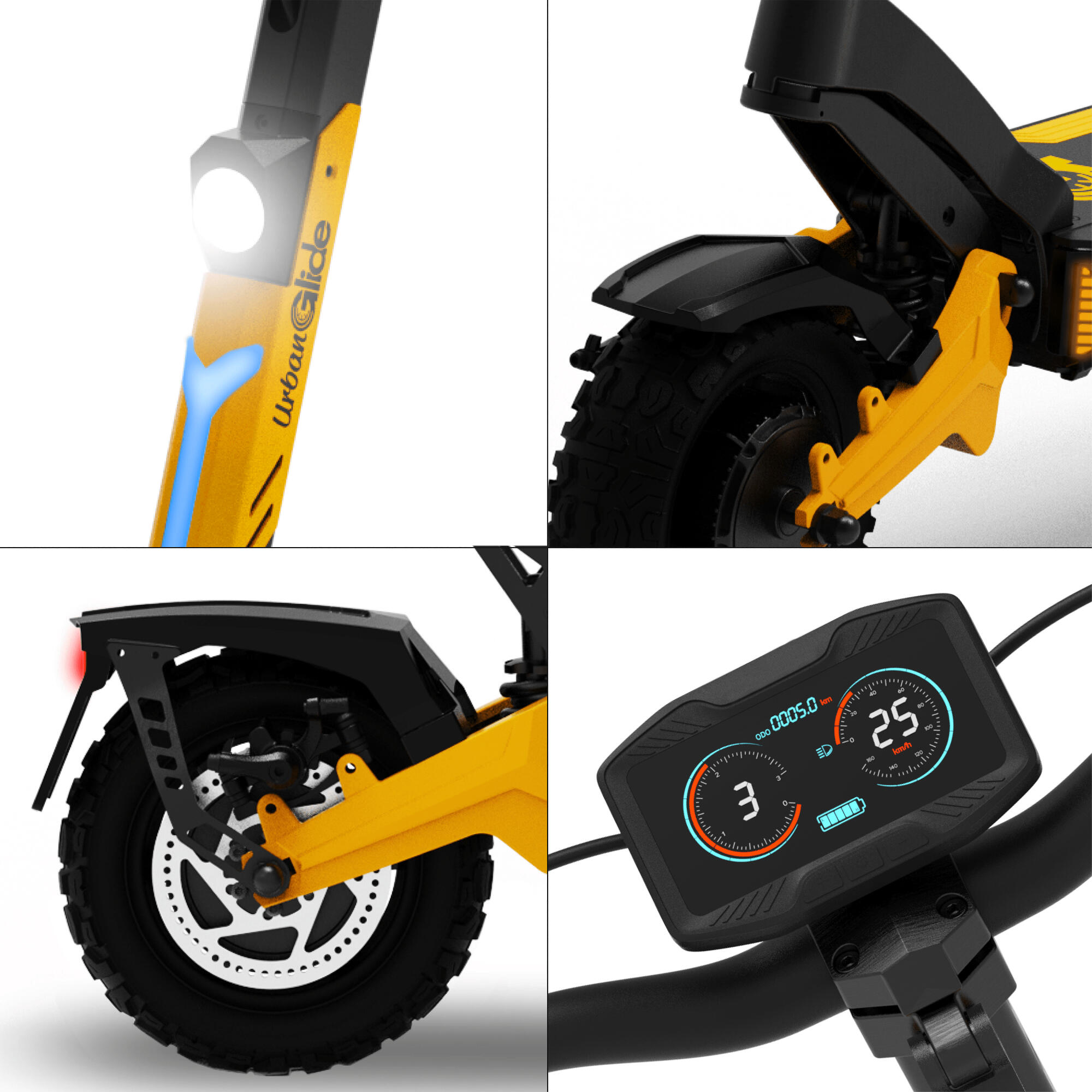 Trottinette Électrique Adulte 1000GT DUO MOTOR – 2800W - Jusqu'a 100 km 7/7