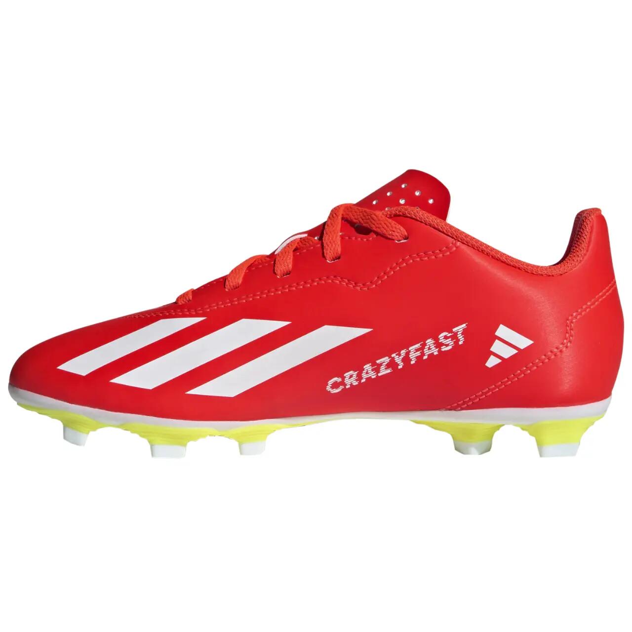 Bottes de foot Enfants Adidas Crazyfast Club Fg rouge 3/6