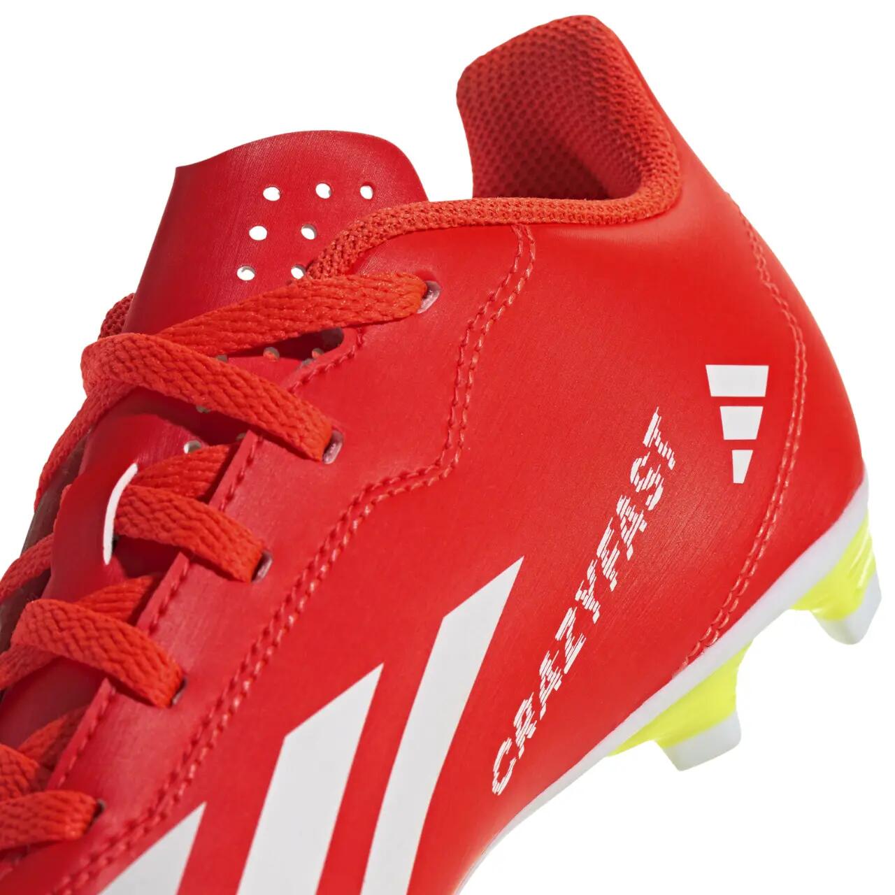 Bottes de foot Enfants Adidas Crazyfast Club Fg rouge 5/6
