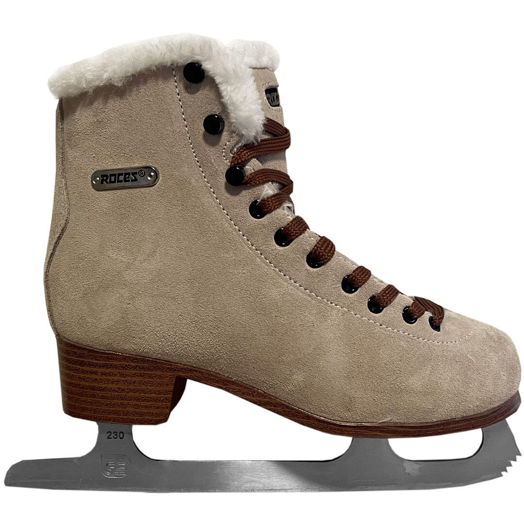 Suède Eco-Fur Kunstlaufschuhe 2/7