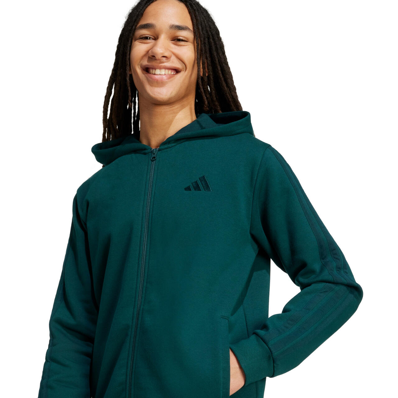 Chándal hombre adidas Colorblock con capucha y cremallera 6/6