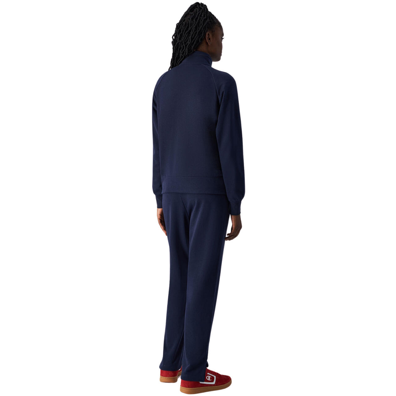 Champion Full Zip Suit chándal mujer azul marino 4/5