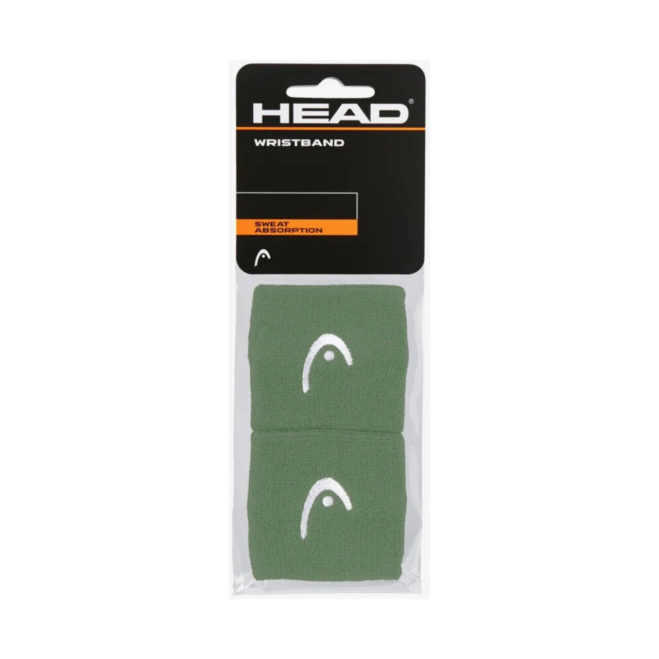 HEAD polsband sportief, zweetabsorberend, set van 2 2/2
