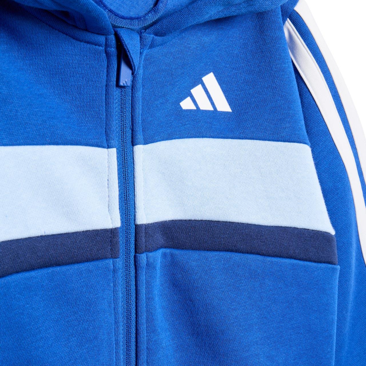 Adidas Essentials Tiberio dziecięcy dres 3 Stripes Fleece 6/7
