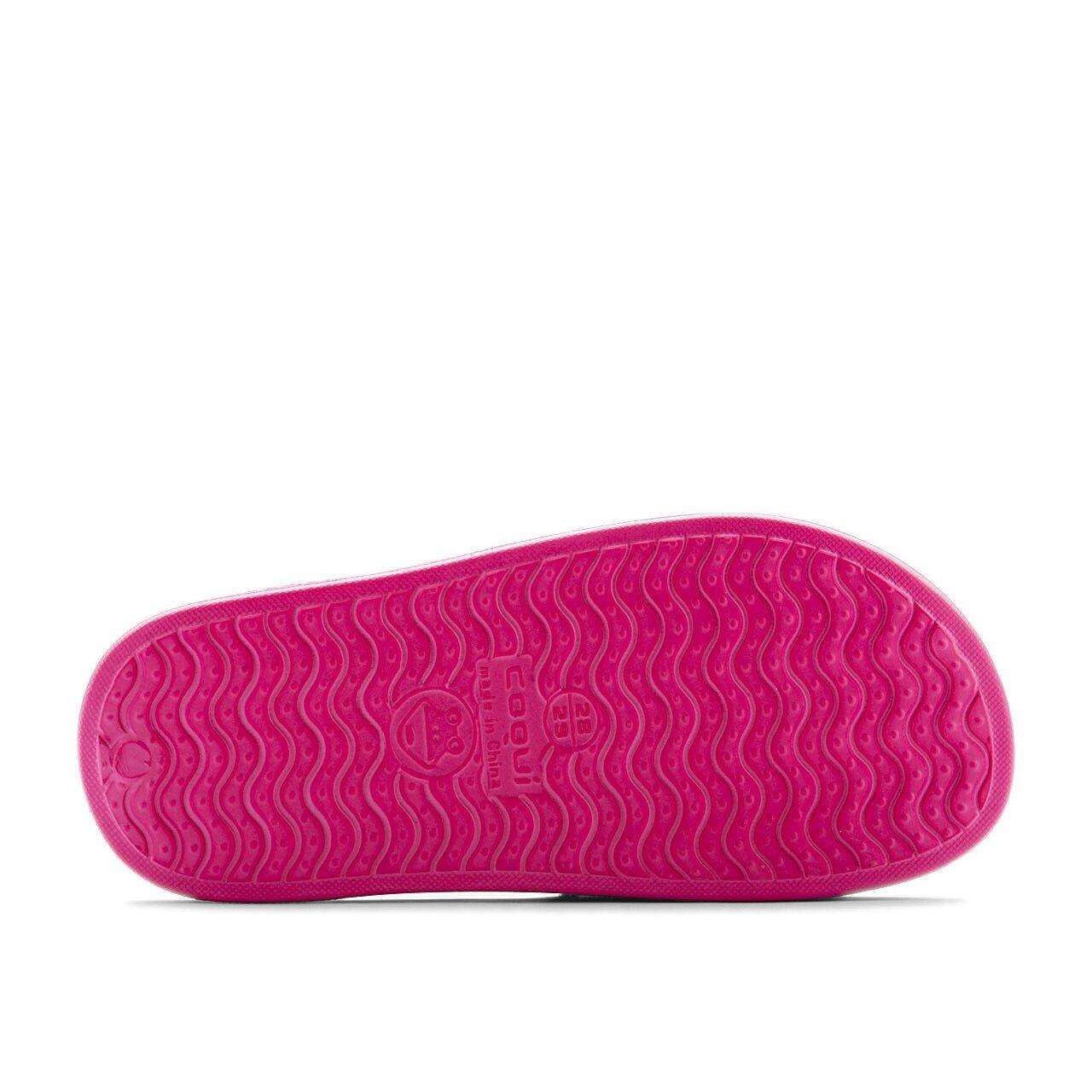 Coqui Tora tongs enfant fuchsia 4/4