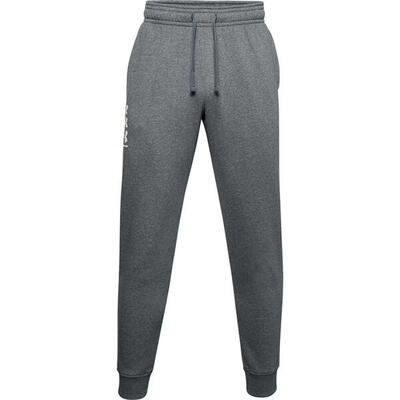 Heren rival fleece repeat logo joggingbroek (grijs)