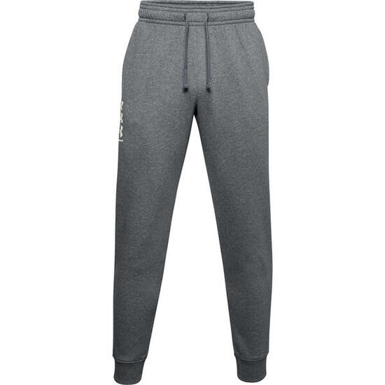 Heren Rival Fleece Repeat Logo Joggingbroek (Grijs)