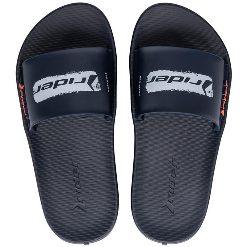Șlapi copii Rider Speed Slide IN negru-bleu-alb