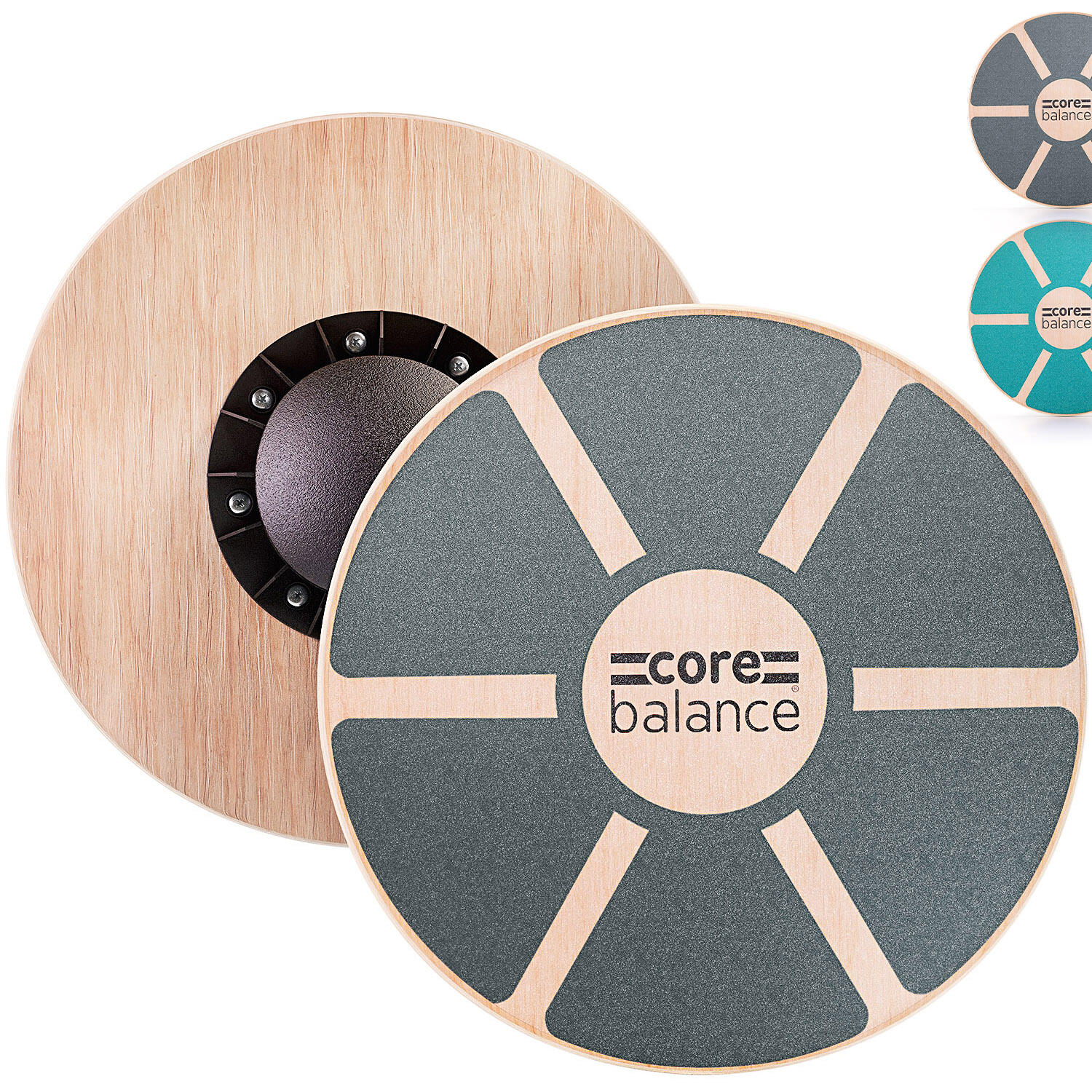 Wooden Balance Board Wobble Core Training Rehabilitation Fitness