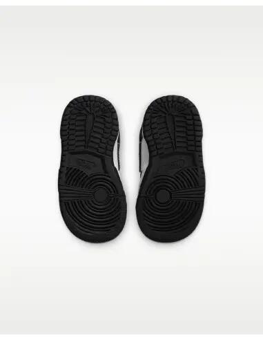 schoenen - basketbal - baby - dunk low - leer, lage schoen - zwart/wit 5/5