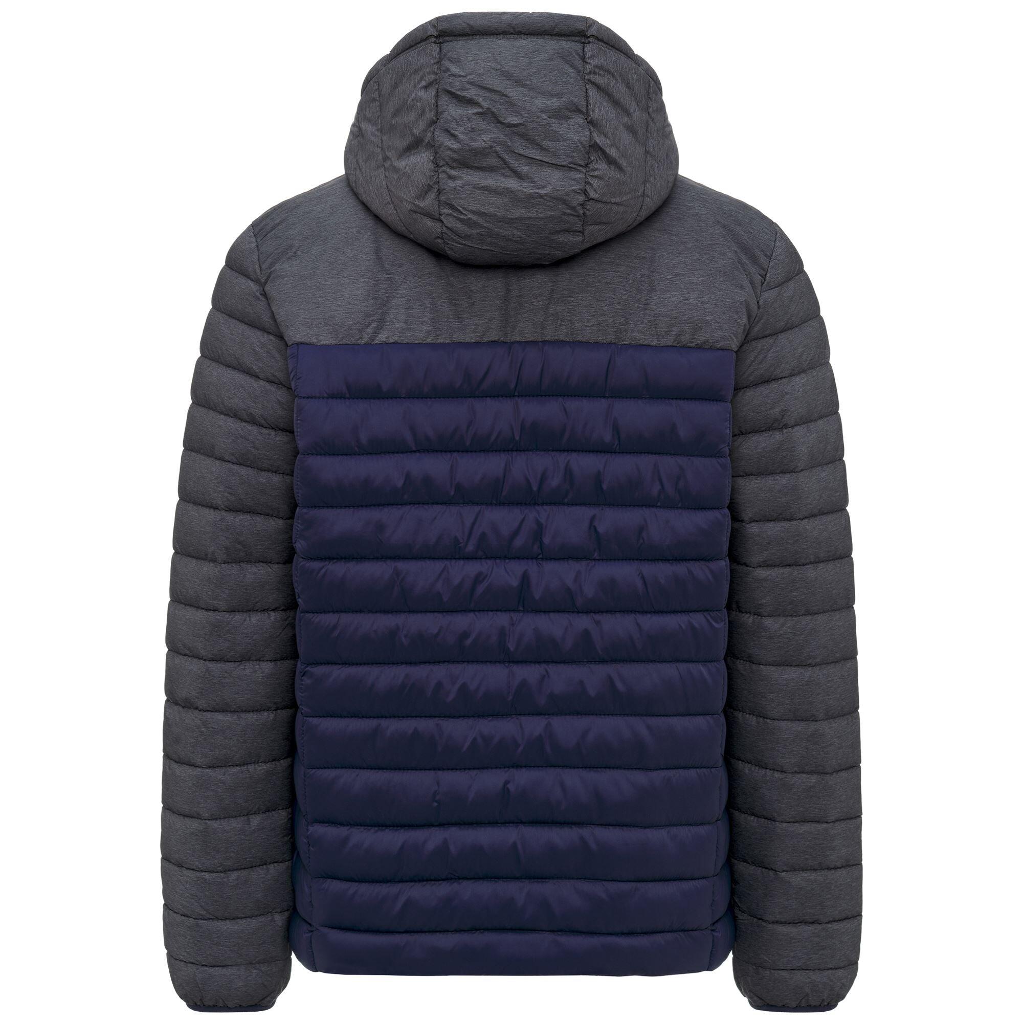 Plumífero Kappa Lamezio para Niño Azul Marino/Gris 3/5
