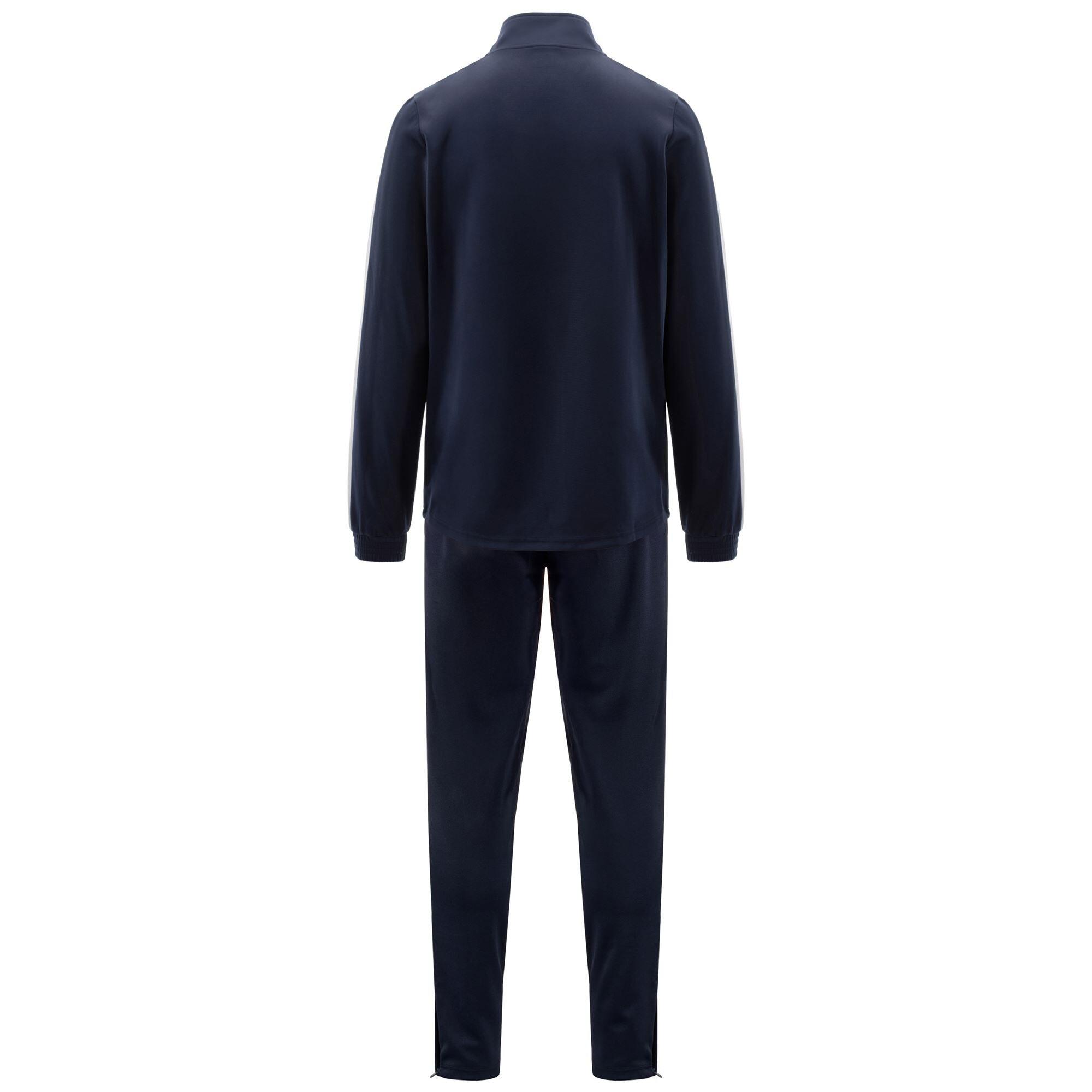Tuta da uomo in poliestere blu da calcio 3/5