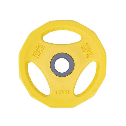 Hantelscheibe Gummi für Pumpset 10 kg Gewichtheben Unisex Neongrün