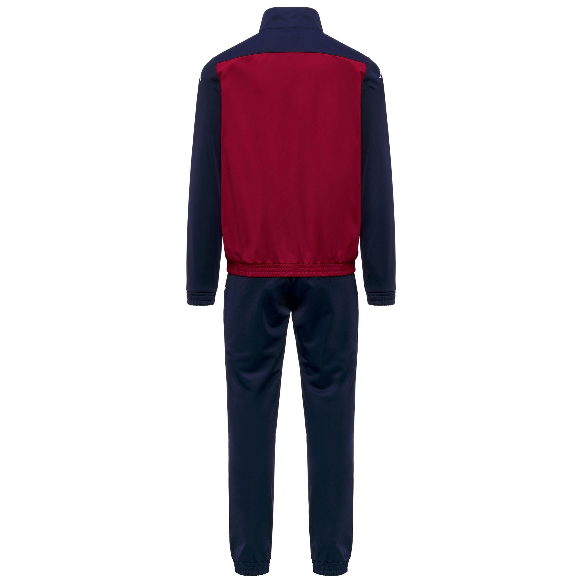 Tuta da bambino in poliestere rosso da calcio 3/4