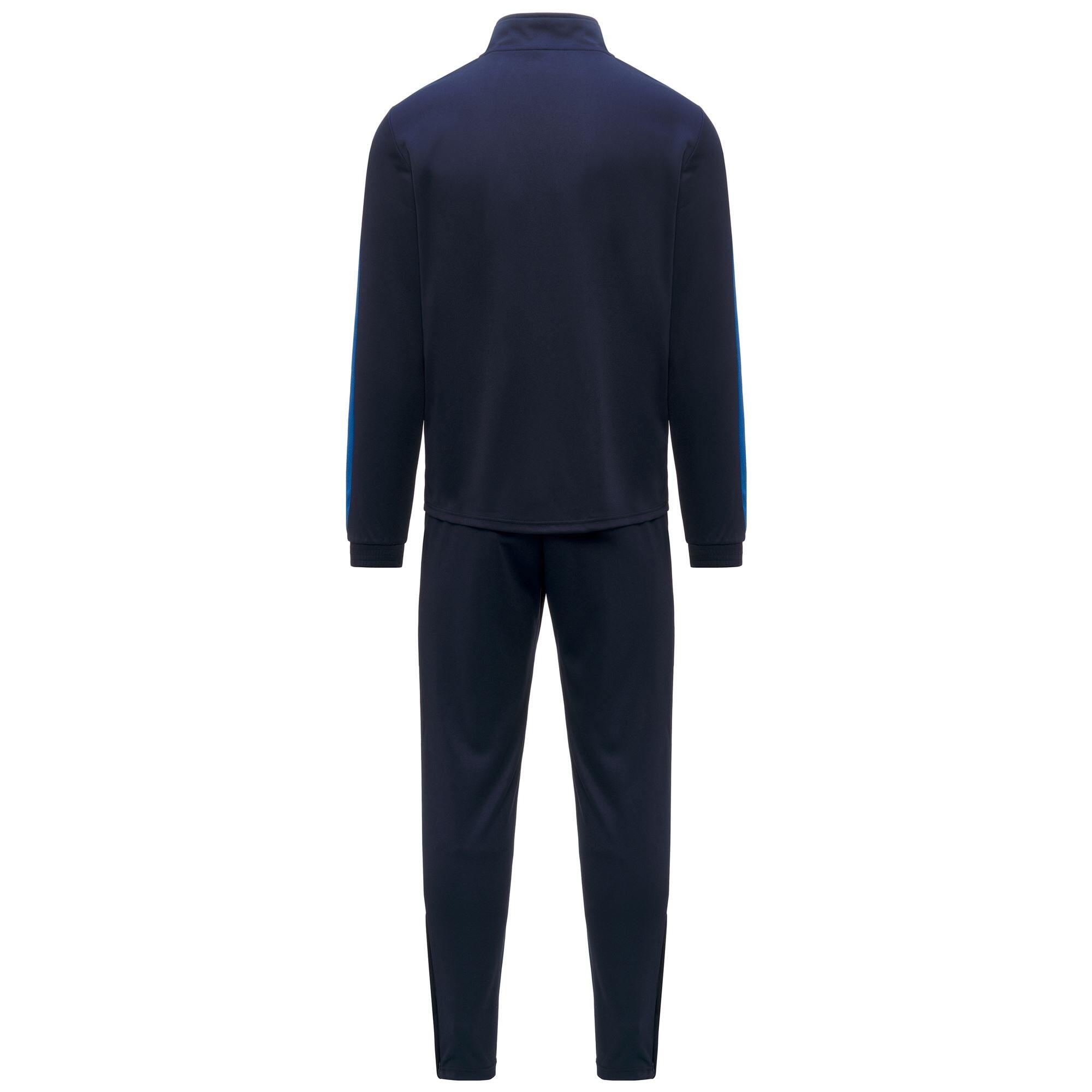 Tuta da bambino in poliestere blu da calcio 3/4
