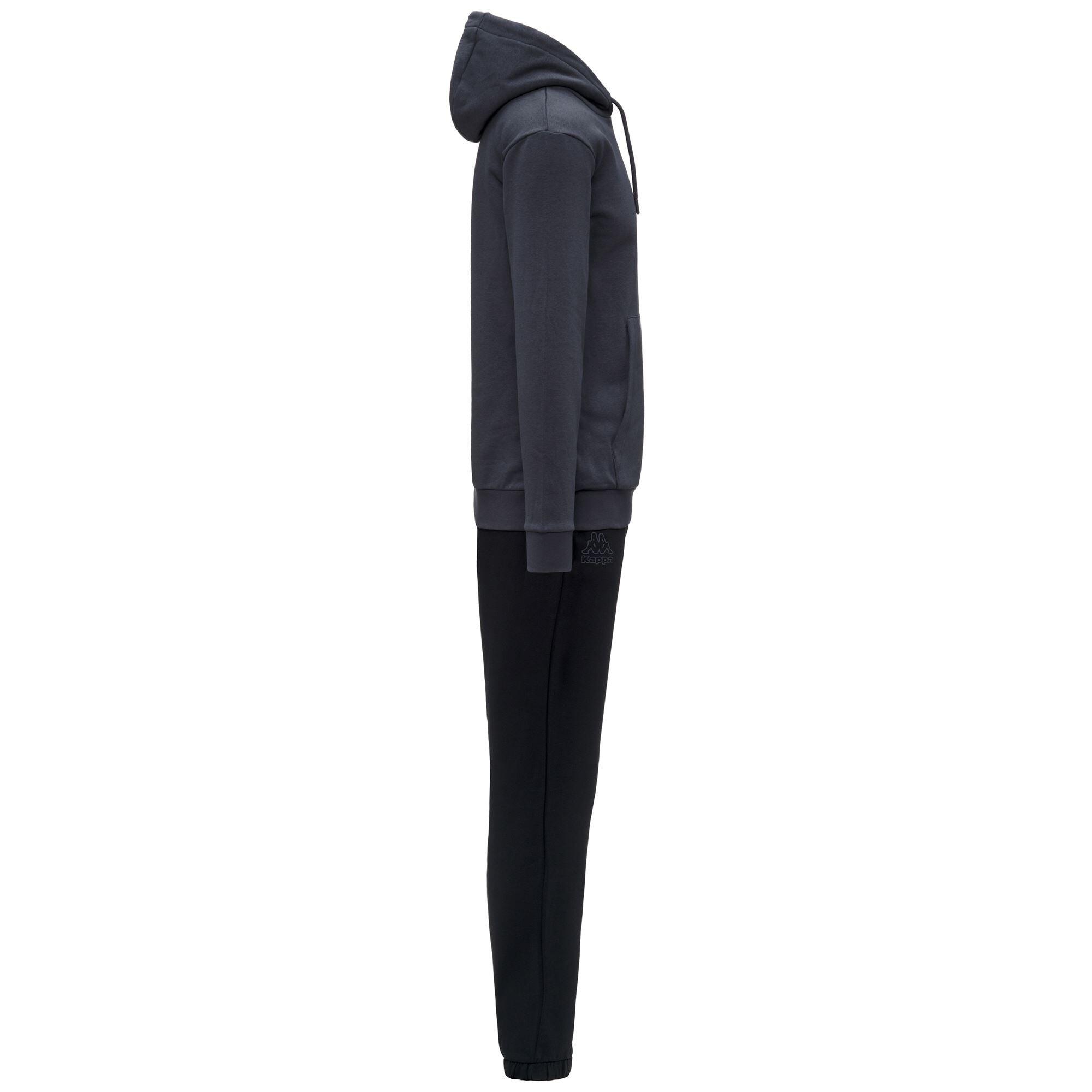 Tuta da uomo in cotone grigio da sportivo 2/4