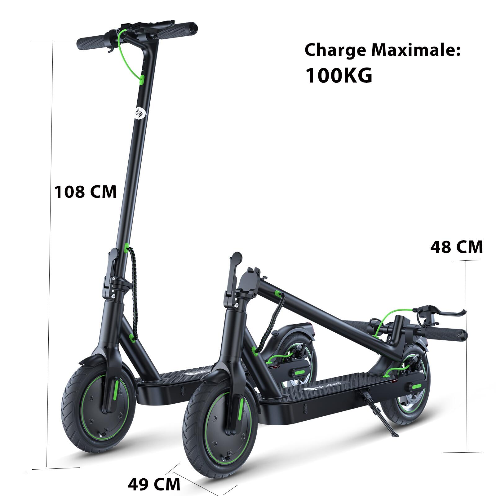 Adulte Trottinette Électrique confortable pour trajets urbains, APP,LED,25 km/h 7/9