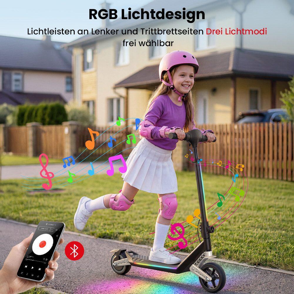 Kinder E-Roller MAX 16km/h,35Min Fahrzeit bis zu 9 km 4/7