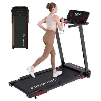 Składana bieżnia z regulacją nachylenia do 7,7%, HG2,1400W, 8 km/h, APP, Bluetoo