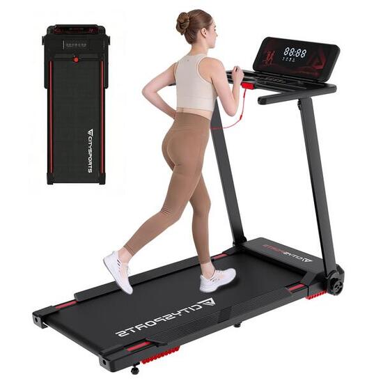 Składana bieżnia z regulacją nachylenia do 7,7%, HG2,1400W, 8 km/h, APP, Bluetoo
