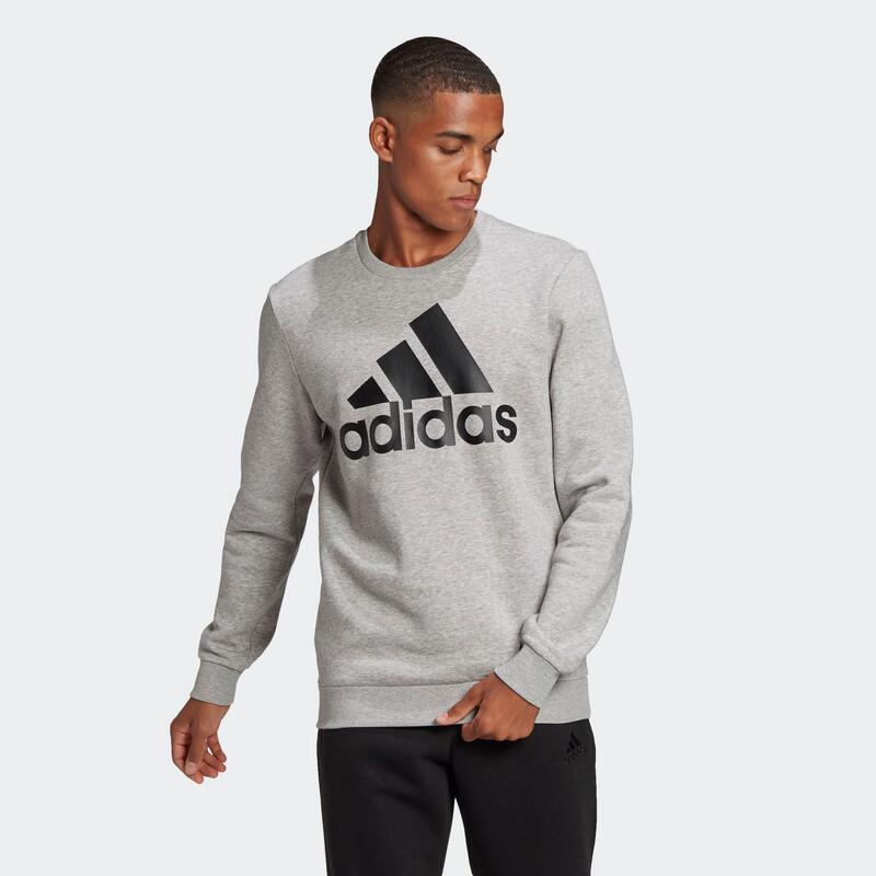 Bluza barbati adidas Essentials Big Logo, Gri