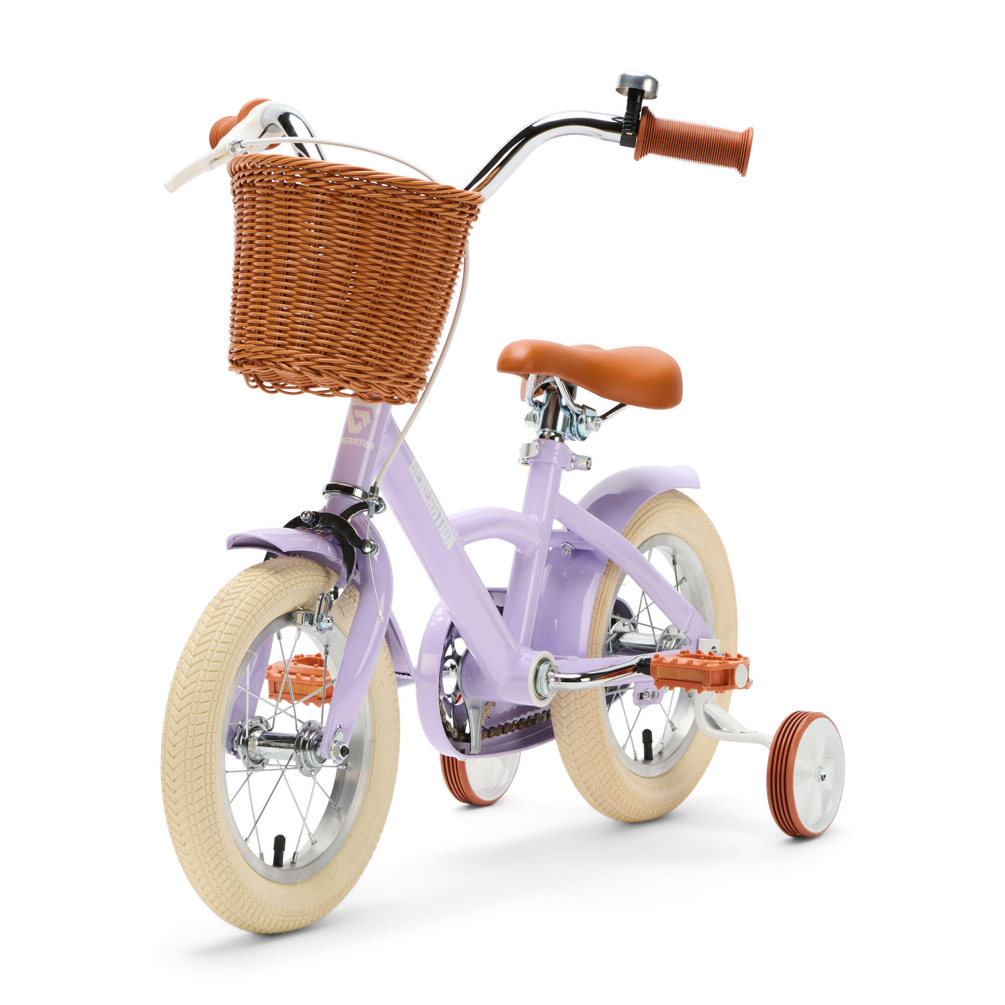 Generation Classic 12 pulgadas Lila – Bicicleta Infantil con Cesto 2/4