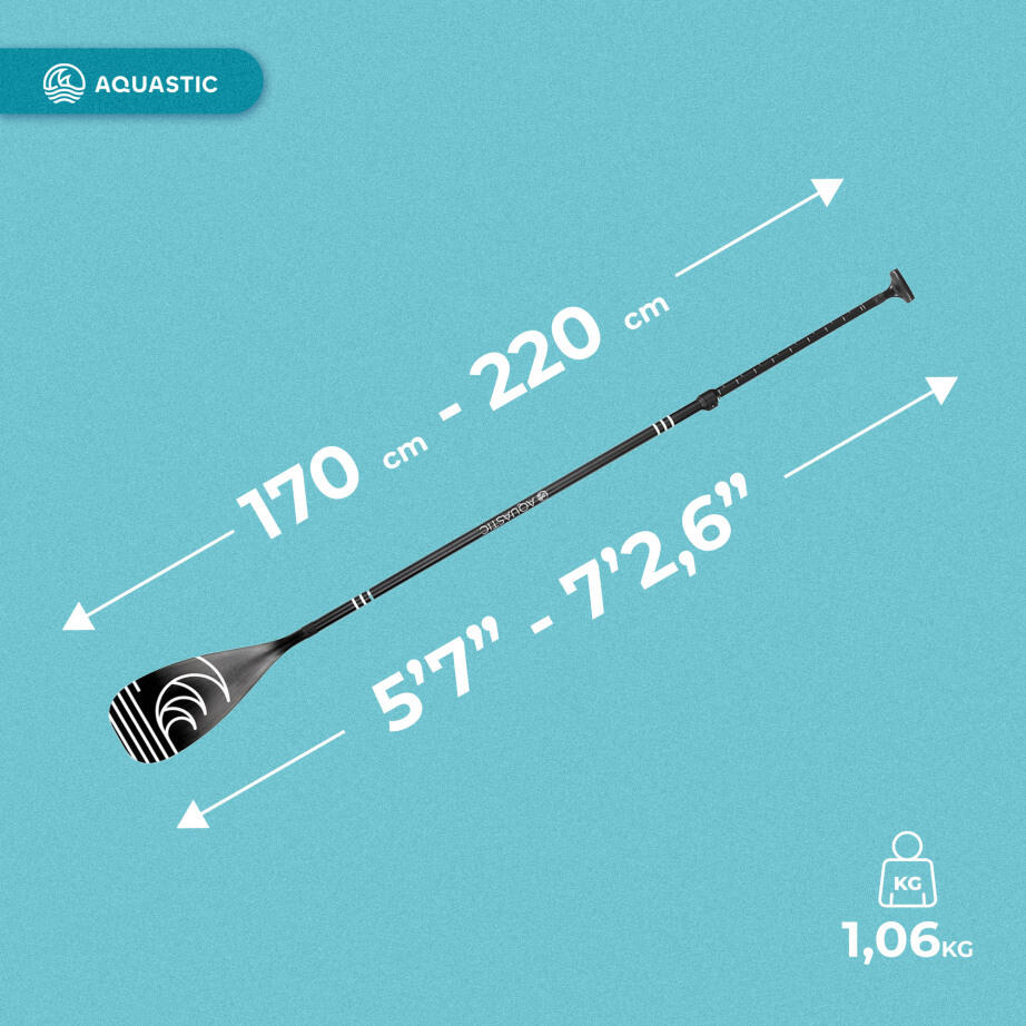Pagaie SUP AQUASTIC 2 pièces, 170-220 cm 3/7