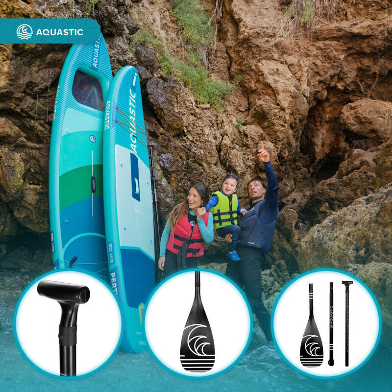 Vâslă SUP AQUASTIC 3 piese, 140-180 cm