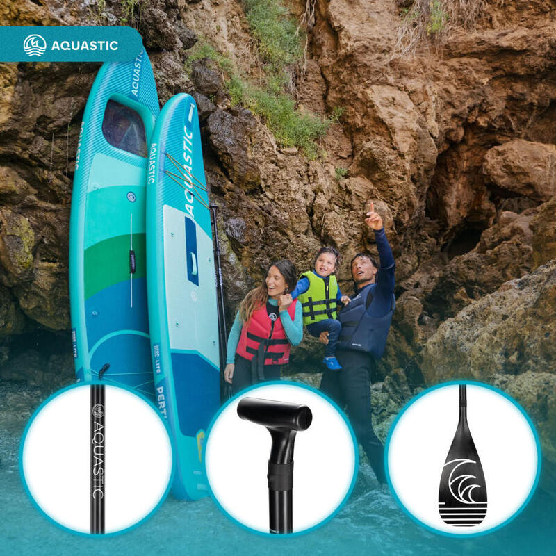 Vâslă SUP AQUASTIC 2 piese, 170-220 cm