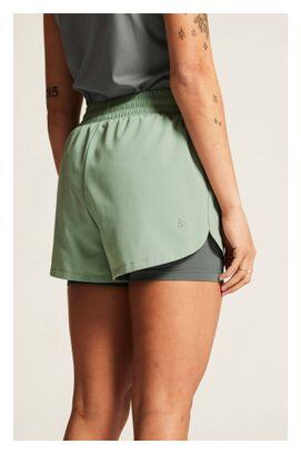 Craft Adv Essence 2 2-in-1 hardloopshort dames - Glacial 3/5