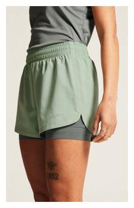Craft Adv Essence 2 2-in-1 hardloopshort dames - Glacial 2/5