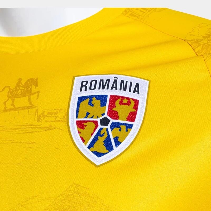 Tricou oficial încălzire FRF România, galben, 2XL