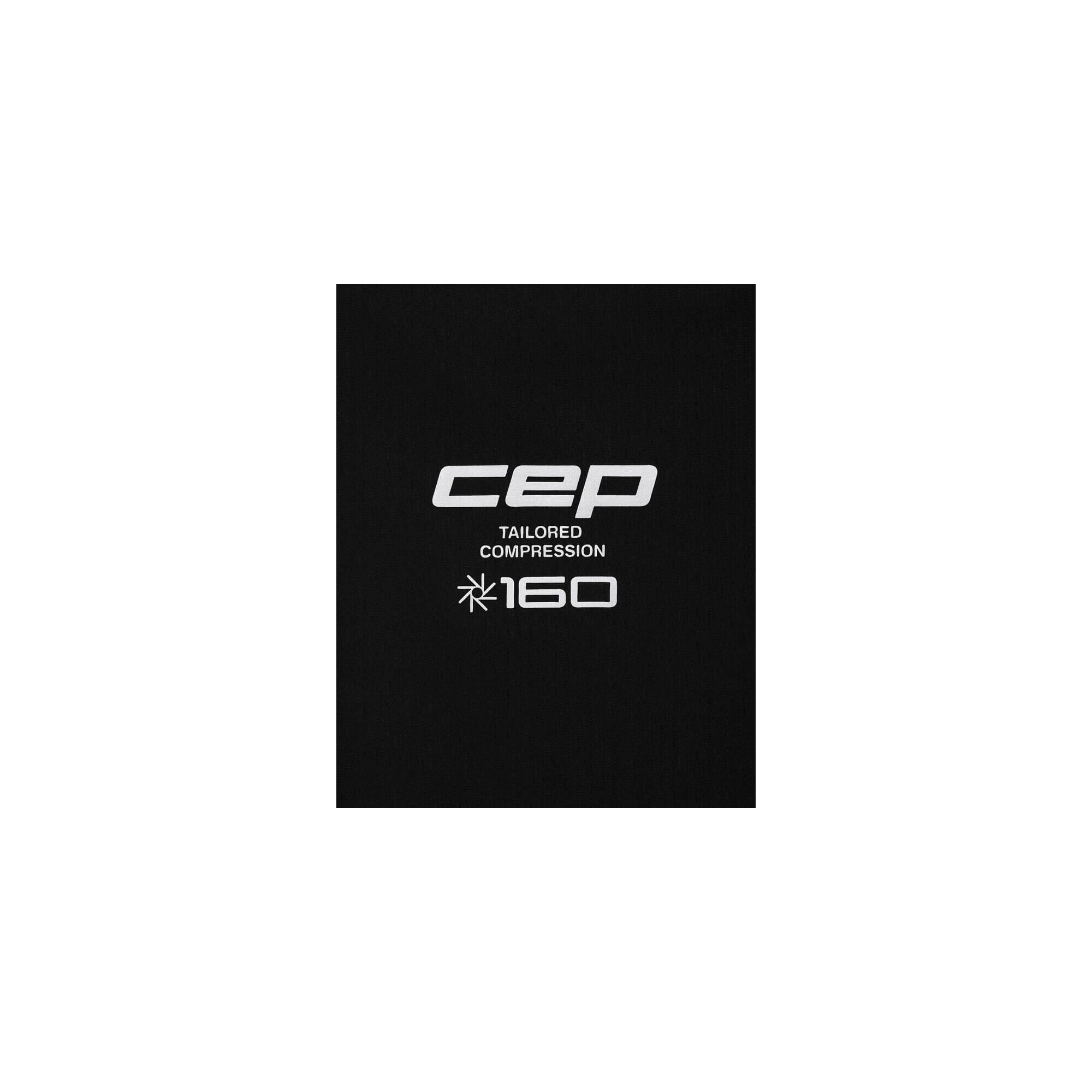 Colanți compresie CEP Core Run Compression W | vizibilitate sporită - black
