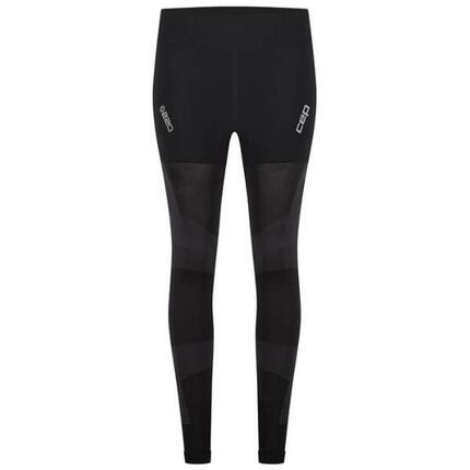 Damskie legginsy do biegania sportowe kompresyjne 3D PRO Run CEP czarne