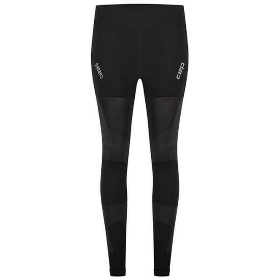 Damskie legginsy do biegania sportowe kompresyjne 3D PRO Run CEP czarne